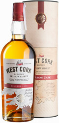 Виски "West Cork" Bourbon Cask, in tube, 0.7 л