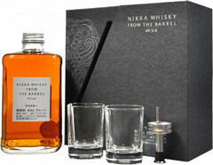 Виски "Nikka" From The Barrel, gift set with 2 glasses & pourer, 0.5 л