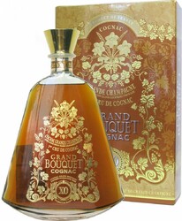 Коньяк "Grand Bouquet" XO, Grande Champagne, in decanter, gift box, 0.7 л