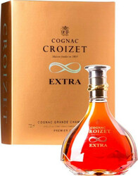 Коньяк "Croizet" Extra, Cognac AOC, in decanter & gift box, 0.7 л