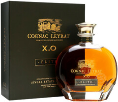 Коньяк "Leyrat" XO Elite, decanter in gift box, 0.7 л