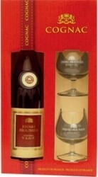 Коньяк Henri Mounier V.S.O.P., gift box with 2 glasses, 0.7 л