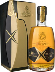 Коньяк Croizet X, Cognac AOC, gift box, 0.7 л