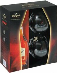 Коньяк "Bisquit" Classique VS, gift set with 2 glasses, 0.7 л