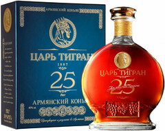 Коньяк "Царь Тигран" 25-летний, в подарочной коробке, 0.7 л
