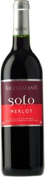 Вино Kressmann, "Solo" Merlot, Vin de Pays d'Oc, 2013