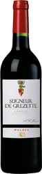 Вино "Seigneur de Grezette" Malbec. Cahors AOC