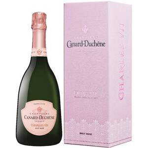 Шампанское Canard-Duchene, "Charles VII" Brut Rose, Champagne AOC, gift box