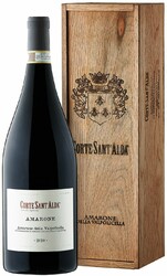 Вино Corte Sant'Alda, Amarone della Valpolicella DOCG, 2010, gift box, 1.5 л