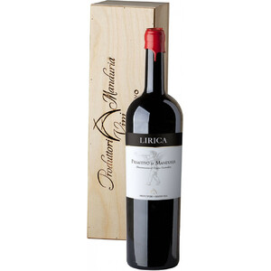 Вино Produttori di Manduria, "Lirica", Primitivo di Manduria DOP, 2019, wooden box, 1.5 л