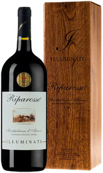 Вино Illuminati. Montepulciano d'Abruzzo "Riparosso" DOC. gift box. 1.5 л