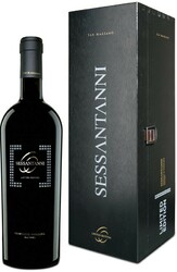 Вино Feudi di San Marzano. "Sessantanni" Limited Edition. Primitivo di Manduria AOP. gift box. 3 л