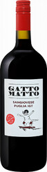 Вино Villa degli Olmi, "Gatto Matto" Sangiovese, Puglia IGT, 2018, 1.5 л