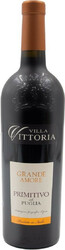 Вино Villa Vittoria, "Grande Amore" Primitivo, Puglia IGT