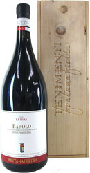 Вино Fontanafredda, "La Rosa", Barolo DOCG, 2013, wooden box, 1.5 л