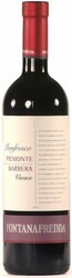 Вино Fontanafredda. "Monfresco". Piemonte DOC Barbera Vivace