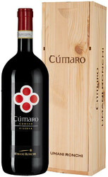 Вино "Cumaro". Conero Riserva DOC. wooden box. 1.5 л