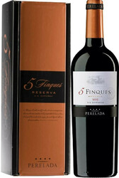 Вино Castillo Perelada, "5 Fincas" Reserva, Emporda DO, 2015, gift box