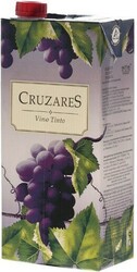 Вино "Cruzares" Tinto, Tetra Pak, 1 л