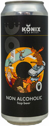 Пиво Konix Brewery, "Moose, Just Moose" Non Alcoholic, in can, 0.45 л