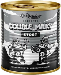 Пиво LiS Brew, Double Milky Stout, in can, 0.33 л