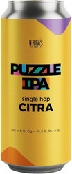 Пиво New Riga's Brewery, "Puzzle IPA" Citra, in can, 0.45 л