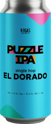 Пиво New Riga's Brewery, "Puzzle IPA" El Dorado, in can, 0.45 л