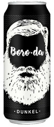 Пиво Deka, Boro-da Dunkel, in can, 0.5 л