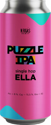 Пиво New Riga's Brewery, "Puzzle IPA" Ella, in can, 0.45 л