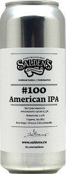 Пиво "Salden's" #100 American IPA, in can, 0.5 л