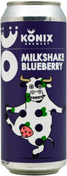 Пиво Konix Brewery, "Milk Shake Blueberry", in can, 0.5 л