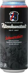 Пиво "Altenkunstadt" Schwarzbier, in can, 0.5 л