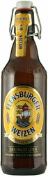 Пиво Flensburger, Weizen, 0.5 л