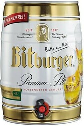 Пиво "Bitburger" Premium Pils, mini keg, 5 л