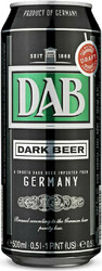 Пиво "DAB" Dark, in can, 0.5 л