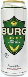 Пиво "Burg" Premium, in can, 0.5 л