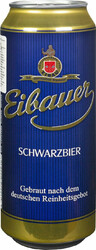 Пиво "Eibauer" Schwarzbier, in can, 0.5 л
