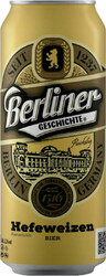Пиво Eibau, "Berliner Geschichte" Hefeweizen, in can, 0.5 л