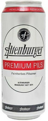 Пиво Altenburger, Premium Pils, in can, 0.5 л