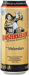 Пиво "Klosterkeller" Weizenbier, in can, 0.5 л