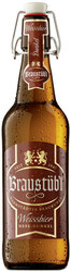 Пиво Braustuebl, Weissbier Hefe-Dunkel, 0.5 л