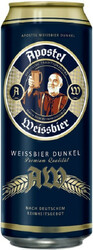 Пиво "Apostel" Weissbier Dunkel, in can, 0.5 л