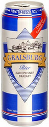 Пиво "Gralsburg" Bier, in can, 0.5 л