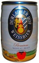 Пиво "Durlacher" Hefeweissbier Hell, mini keg, 5 л