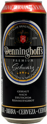 Пиво "Denninghoff's" Premium Schwarz, in can, 0.5 л