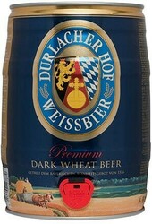 Пиво "Durlacher" Hefeweissbier Dunkel, mini keg, 5 л