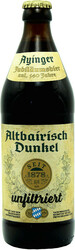Пиво Ayinger, Altbairisch Dunkel Unfiltriert, 0.5 л