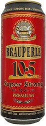 Пиво "Brauperle" Super Strong, in can, 0.5 л