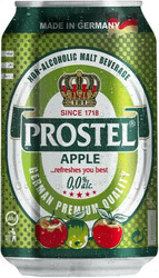 Пиво "Prostel" Apple Non-Alcoholic, in can, 0.33 л