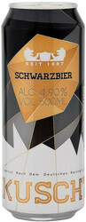 Пиво "Kuschter" Schwarzbier, in can, 0.5 л